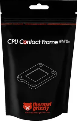Zdjęcie produktu dla Thermal Grizzly TG-CF-I13G, Zestaw do modernizacji ramy, Aluminium, Czarny, LGA 1700, Niemcy