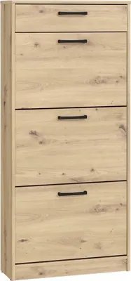 Produktbild von Schuschrank NIKO NIKD311 Schukipper 58x128x20 cm Schukommode Artisan Eiche