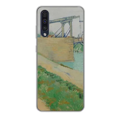 Produktbild von MuchoWow® Handyhülle Schutzhülle Hülle für Samsung Galaxy A50 Die Brücke von Langlois - Vincent van Gogh Silikon Softcase Handy Hülle - Mobiltelefonhülle