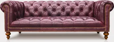 Image de Canapé Chesterfield 3 places, en cuir, ensemble de sièges rembourrés, canapé 3 places