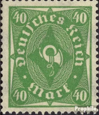 Produktbild von Briefmarken Deutsches Reich 1922 Mi 232W gestempelt Posthornzeichnung