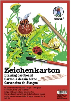 Produktbild von Zeichenkarton 200g/qm A3 VE=10 Bogen