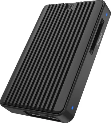 Produktbild von ICY BOX IB-CR601M-C31 M.2 SSD Gehäuse mit Cardreader