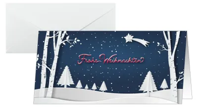 Image de SIGEL DS087 Cartes de Noël "Pop-up winter landscape" - DIN long - 25 cartes, enveloppes comprises
