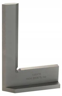 Produktbild von Gimex Präzisions-Winkel Edelstahl 150 x 100 mm