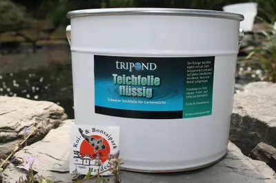 Produktbild von Tripond Teichfolie flüssig 5 L, schwarz ca. für 7,5 m²