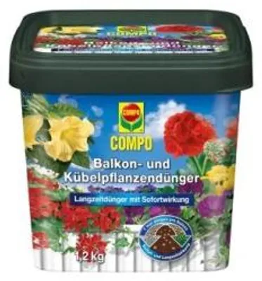 Produktbild von COMPO Balkon- und Kübelpflanzendünger 1,2 kg 26053