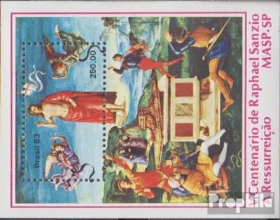 Produktbild von Briefmarken Brasilien 1983 Mi Block54 (kompl.Ausg.) postfrisch Geburtstag von Raffael