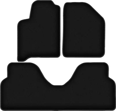 Immagine prodotto di Tappetini in velluto per Renault Scenic I (1996-2003, minivan) neri, set 3 pz, con fissaggi