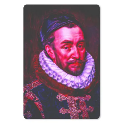Produktbild von MuchoWow® Mauspad Mousepad Wilhelm von Oranien - Adriaen Thomasz - Alte Meister 40x60 cm - Mousepads - Maus Mat - Pad - Mausunterlage - Schreibtisch Accesoire