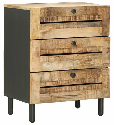 Immagine prodotto di Comodino Natur 50 x 33 x 62 cm Legno massello Mango