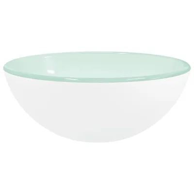 Zdjęcie produktu dla vidaXL Umywalka ze szkła hartowanego 30x12 cm biała