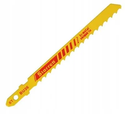 Produktbild von Starrett BU36 Sägeblatt für Stichsägen Bimetall 6 TPI