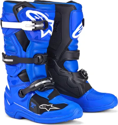 Produktbild von Alpinestars Tech 7S Jugend Motocross Stiefel, blau/weiß/schwarz, 38