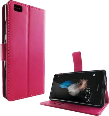 Produktbild von Schutz Hülle Blumen für Handy Huawei P8 Lite Pink
