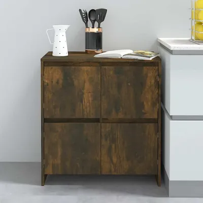 Obrázek produktu pro vidaXL Příborník Kouřový dub 70x41x75 cm Dřevěná konstrukce