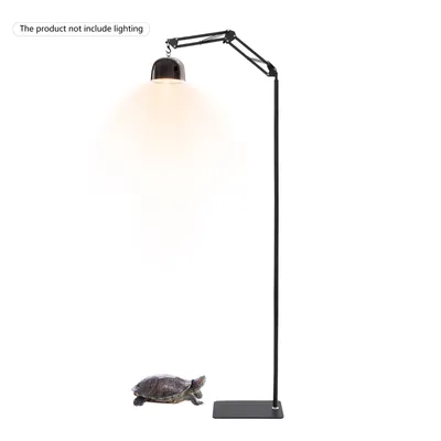 Obrázek produktu pro Stojan na světlo pro plazy, nastavitelný stojan na stojací lampu, stojan na lampu s podstavcem pro terárium pro plazy