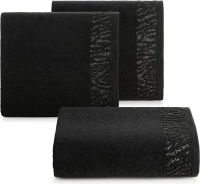 Zdjęcie produktu dla Eurofirany 459920, 70 x 140 cm, Bawełna, Poliester, Czarny, 1 szt.