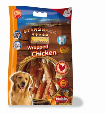 Zdjęcie produktu dla Nobby STARSNACK Kurczak zawijany z grilla 12,5 cm, 113 g