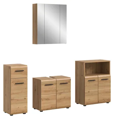 Produktbild von Bad Set Ice 8 | 4-teilig | Artisan Oak ohne Aufsatzleuchte