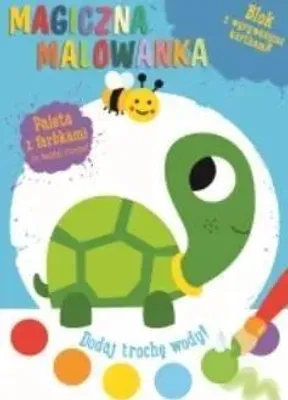 Zdjęcie produktu dla Magiczna malowanka z farbkami Żółwik