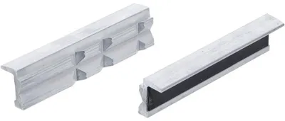 Image de Mors de Protection pour Étau 2 pcs - Aluminium, l. 125 mm - Protection et Préservation de l Étau - D-Work