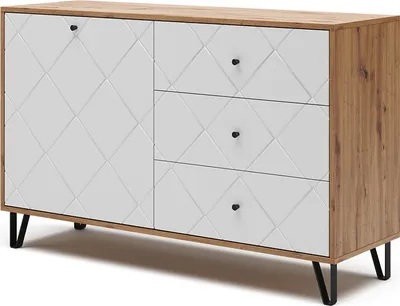 Produktbild von Kommode Vicco Nizza Artisan-Eiche 40 x 78 cm, Model 40255