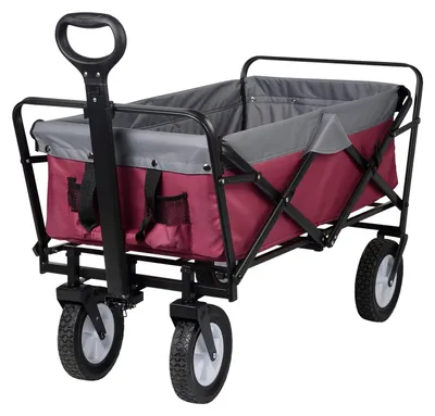 Imagen del producto de Carro de jardín - Carro para jardín - Remolque - Transporte - Playa - Robusto - Diseño de vallas