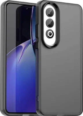 Produktbild von Handyhülle für OnePlus Nord CE4 Schlank Durchscheinend Matt Stoßfest Schutzhülle Schwarz
