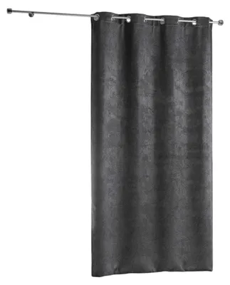 Image de 1 Rideau en polyester 140 x 240 cm anthracite Dreamtime