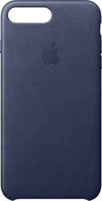 Produktbild von Apple iPhone 7 / 8 Plus Leder Case - Mitternachtblau