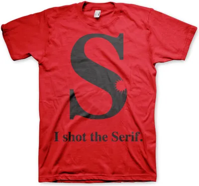 Immagine prodotto di I Shot The Serif - Medio - Rosso