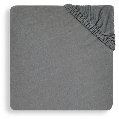 Produktbild von Spannbettlaken Wiege Jersey 40 x 80/90 cm - Storm Grey