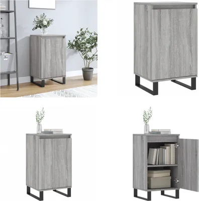 Produktbild von vidaXL Sideboard Grau Sonoma 40x35x70 cm Holzwerkstoff - Sideboard - Sideboards - Schrank - Aufbewahrungsschrank