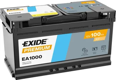 Produktbild von EXIDE Premium EA 1000 Pb Starterbatterie 12V 100 AH/C20 - 900A(EN)