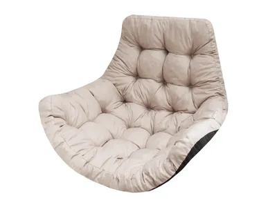 Produktbild von Bjird Hängesessel Kissen, Auflage für Papasansessel - 100x120 cm, Beige (Ecolen) - Polster, Sitzkissen, Hängeschaukel, Hängekorb