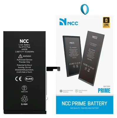 Produktbild von OEM NCC Ersatzakku Akku Batterie Battery 4383 mAh für iPhone 15 Plus & Werkzeug