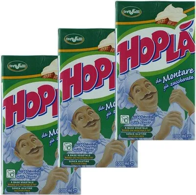 Produktbild von 3x Trevalli Panna Hopla da Montare gia Zuccherata 'Süße Sahne', 1000 ml