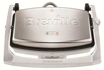 Produktbild von Breville Vst071x Sandwichmaker für 2 Sandwiches 1000W-Panini, rutschfeste