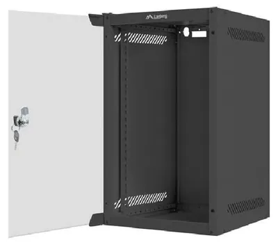 Produktbild von Netzwerkschrank Serverschrank Rack - 9 HE - 10 Zoll - Bis 20 kg - Schwarz