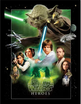 Produktbild von Star Wars - Gerahmtes Poster "Heroes" PM9438 (40 cm x 30 cm) (Bunt)