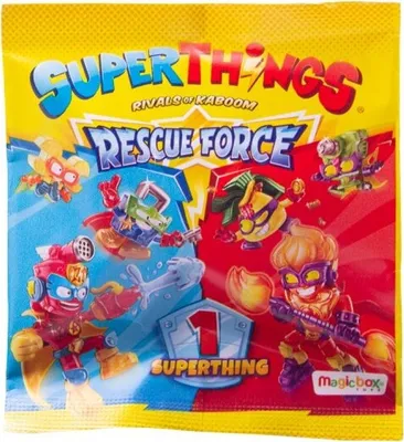 Produktbild von Superthings Set mit Figuren Rescue Force im Beutel