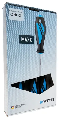Zdjęcie produktu dla Witte-653865-Zestaw 5 wkrętaków MAXX z końcówkami płaskimi i PH