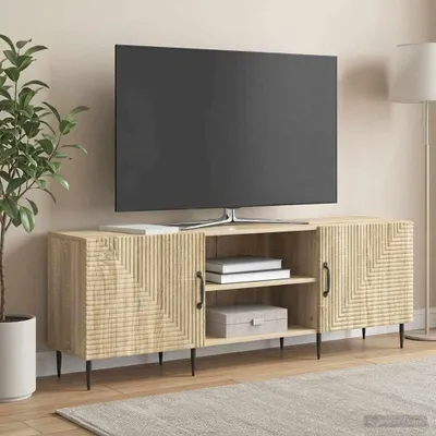 Obrázok produktu pre Maison Exclusive – TV skrinka, 150 x 31 x 50 cm, drevotrieska, Imitácia dub Sonoma