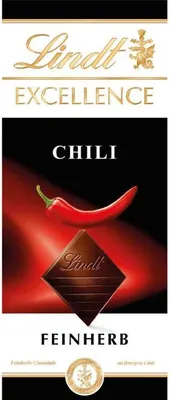 Produktbild von Lindt Excellence Chili Feinherb Tafel 100g
