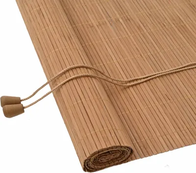 Obrázek produktu pro vidaXL Roleta se závěsy hnědá 140 x 160 cm bambusová
