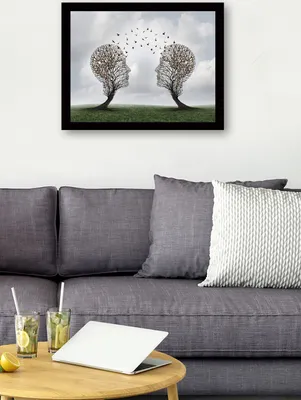 Produktbild von Wallity, SC0985- MRV1893, Bunt, Leinwandbilder, 41 x 56 cm, Gemälde: 100% MDF
