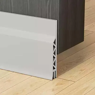 Produktbild von Selbstklebende Türdichtung grau 100 cm Zugluftstopper Tür