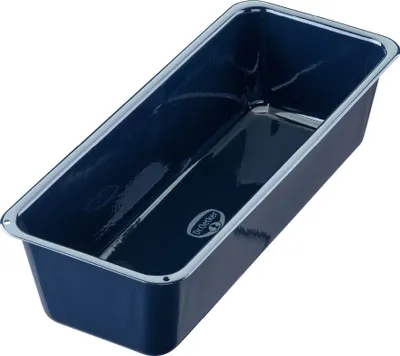 Produktbild von Dr. Oetker Kastenform 30 cm BACK-LIEBE EMAILLE, robuste Brotbackform mit schnitt- & kratzfester Emaille-Versiegelung, Kuchenform für saftige Kuchen und deftige Brote (Farbe: Blau)