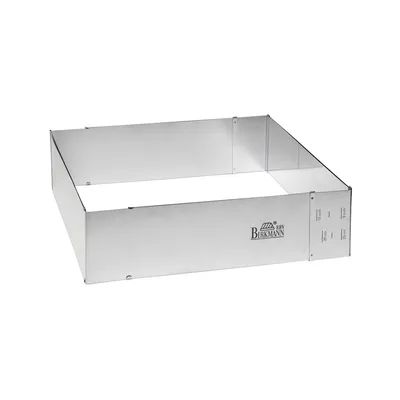 Zdjęcie produktu dla RBV Birkmann 429307, Forma do ciasta, Prostokątny, Płaska powierzchnia, Stal nierdzewna, Stal nierdzewna, 70 mm